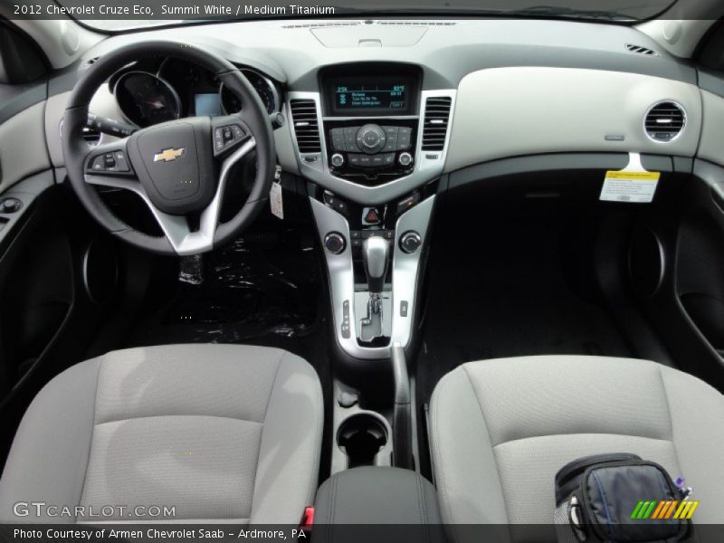 Dashboard of 2012 Cruze Eco