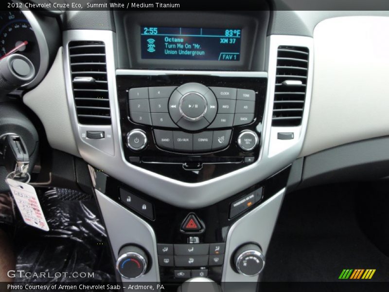 Controls of 2012 Cruze Eco