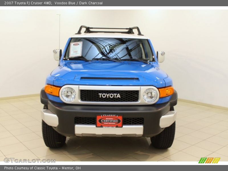 Voodoo Blue / Dark Charcoal 2007 Toyota FJ Cruiser 4WD