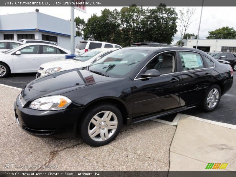 Black Granite Metallic / Gray 2012 Chevrolet Impala LT