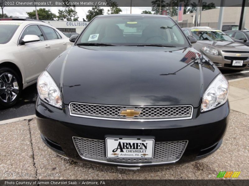 Black Granite Metallic / Gray 2012 Chevrolet Impala LT