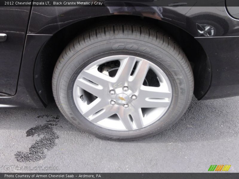 Black Granite Metallic / Gray 2012 Chevrolet Impala LT