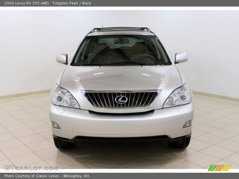 Tungsten Pearl / Black 2009 Lexus RX 350 AWD