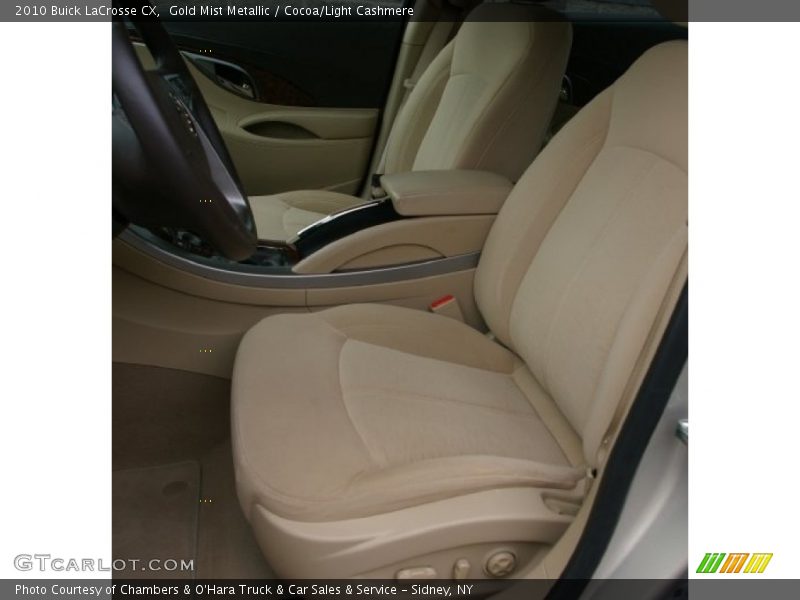 Gold Mist Metallic / Cocoa/Light Cashmere 2010 Buick LaCrosse CX