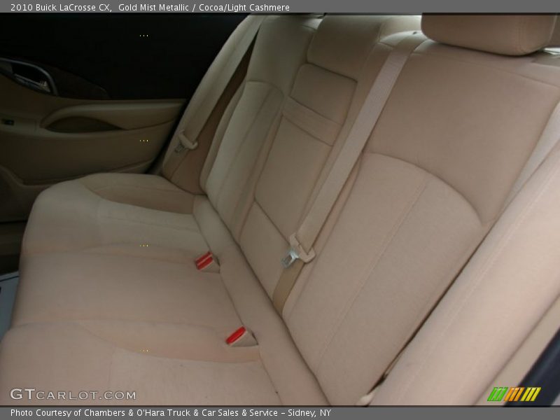 Gold Mist Metallic / Cocoa/Light Cashmere 2010 Buick LaCrosse CX