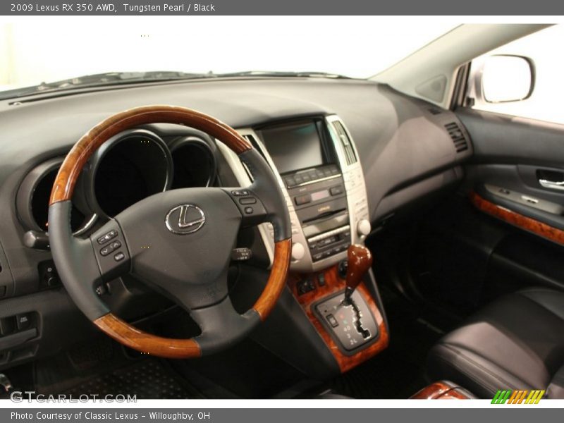 Tungsten Pearl / Black 2009 Lexus RX 350 AWD