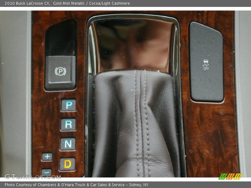 Gold Mist Metallic / Cocoa/Light Cashmere 2010 Buick LaCrosse CX
