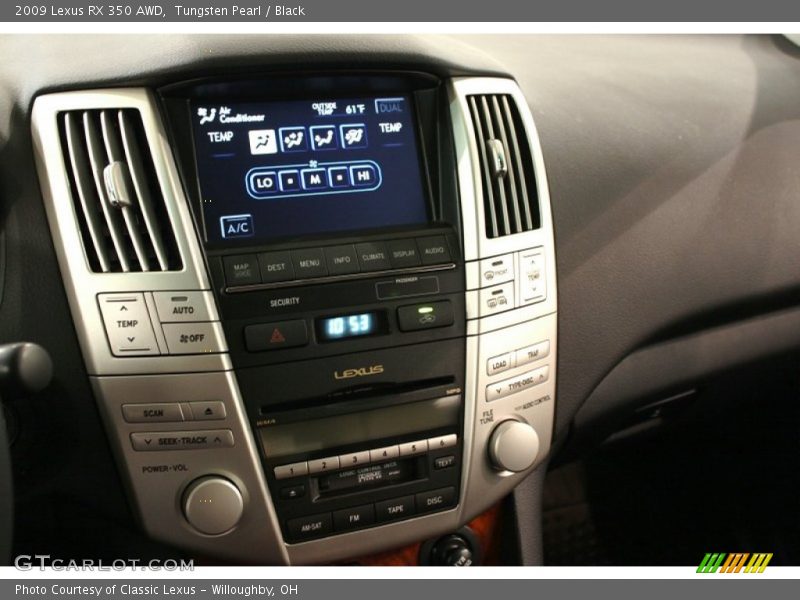 Tungsten Pearl / Black 2009 Lexus RX 350 AWD