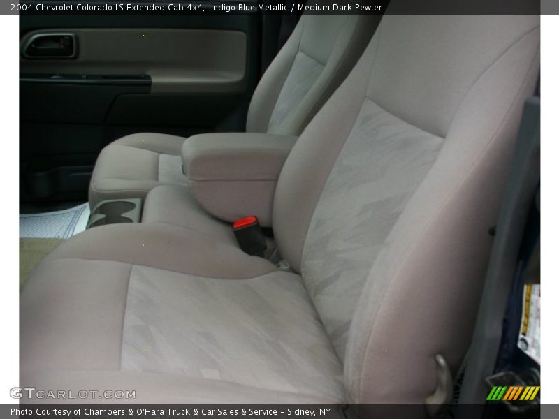 Indigo Blue Metallic / Medium Dark Pewter 2004 Chevrolet Colorado LS Extended Cab 4x4