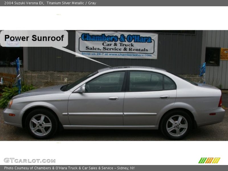 Titanium Silver Metallic / Gray 2004 Suzuki Verona EX