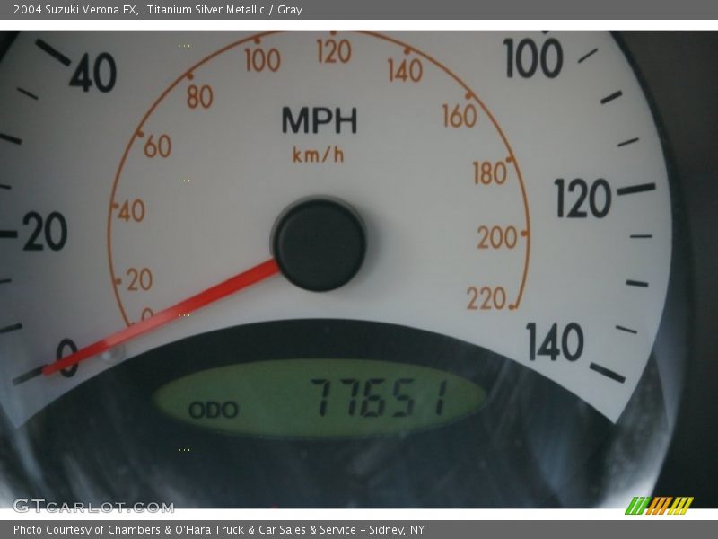 Titanium Silver Metallic / Gray 2004 Suzuki Verona EX