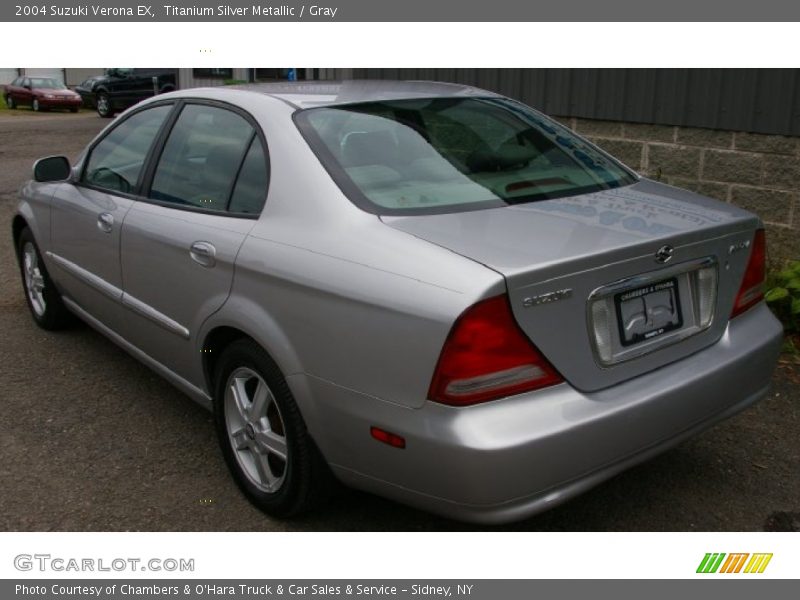 Titanium Silver Metallic / Gray 2004 Suzuki Verona EX