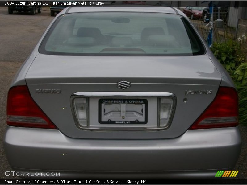 Titanium Silver Metallic / Gray 2004 Suzuki Verona EX