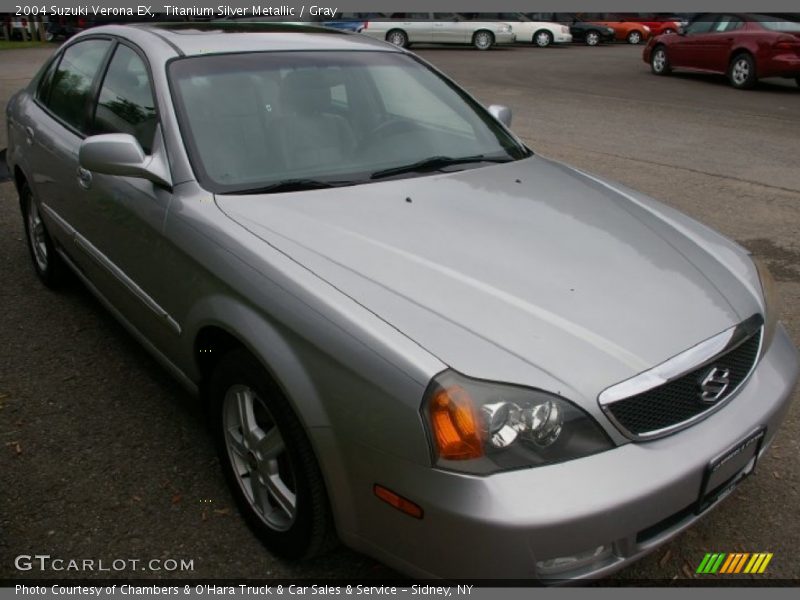 Titanium Silver Metallic / Gray 2004 Suzuki Verona EX