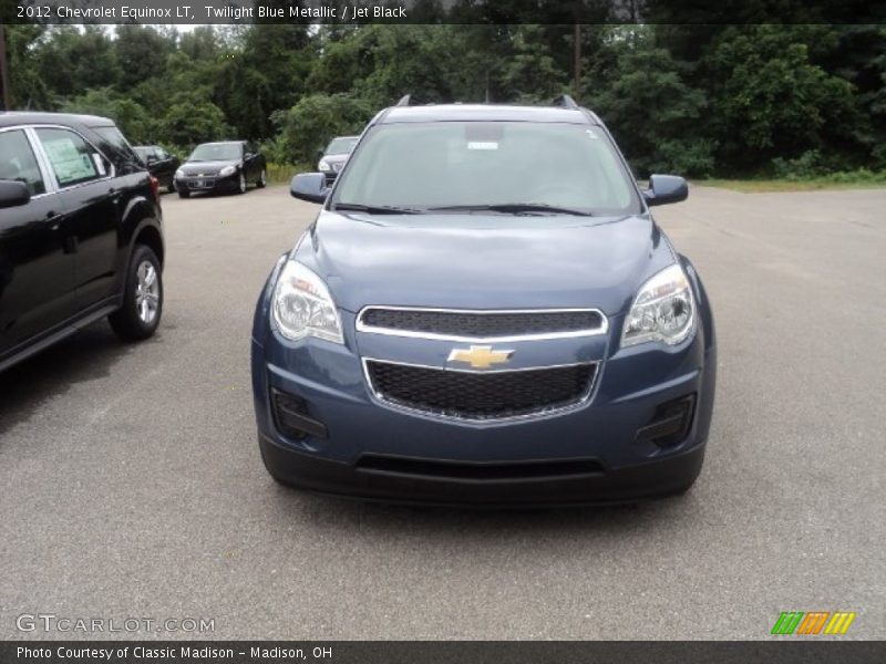 Twilight Blue Metallic / Jet Black 2012 Chevrolet Equinox LT