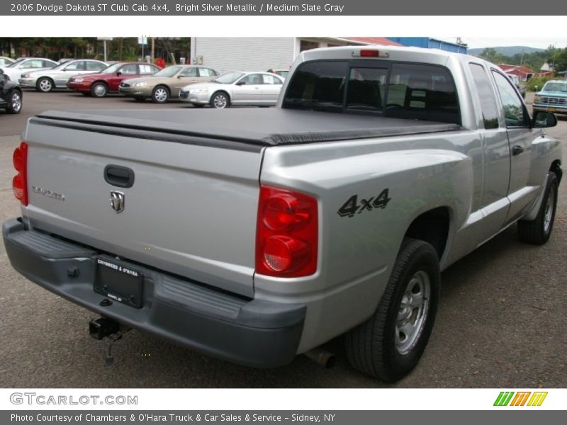 Bright Silver Metallic / Medium Slate Gray 2006 Dodge Dakota ST Club Cab 4x4