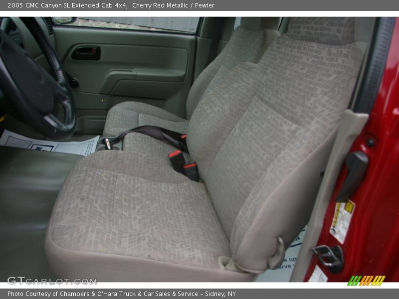 Cherry Red Metallic / Pewter 2005 GMC Canyon SL Extended Cab 4x4