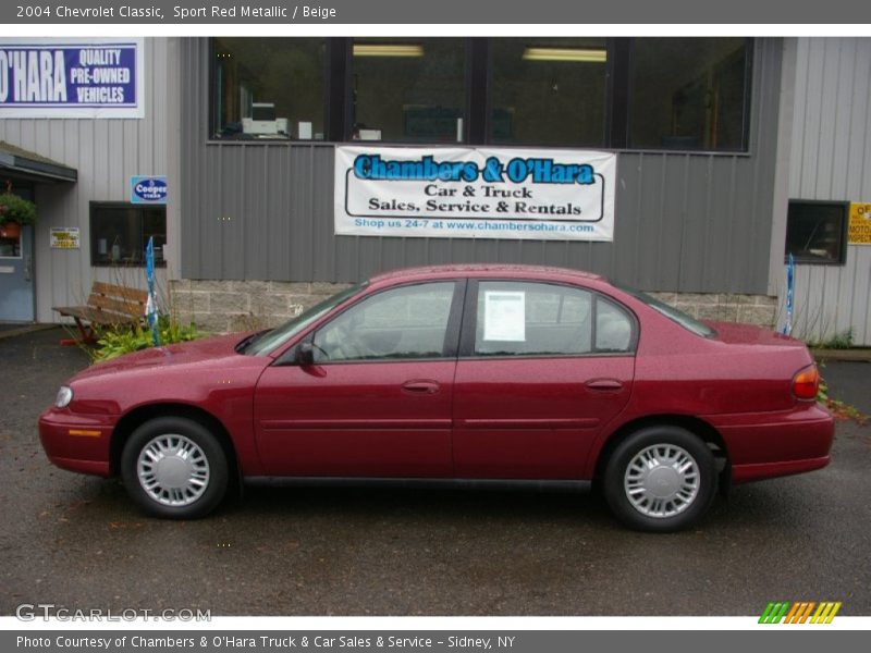 Sport Red Metallic / Beige 2004 Chevrolet Classic