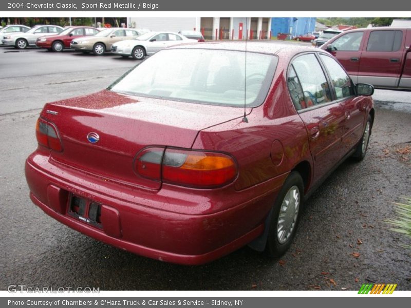 Sport Red Metallic / Beige 2004 Chevrolet Classic