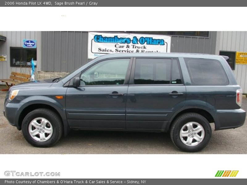 Sage Brush Pearl / Gray 2006 Honda Pilot LX 4WD