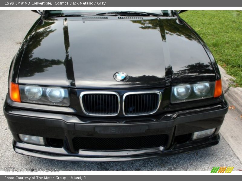Cosmos Black Metallic / Gray 1999 BMW M3 Convertible