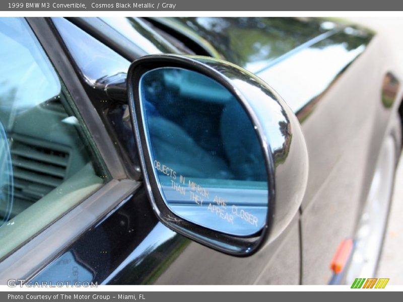 Cosmos Black Metallic / Gray 1999 BMW M3 Convertible