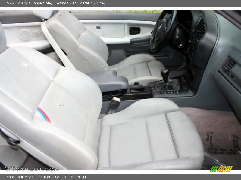 Cosmos Black Metallic / Gray 1999 BMW M3 Convertible