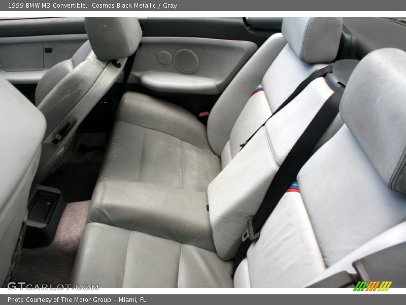Cosmos Black Metallic / Gray 1999 BMW M3 Convertible