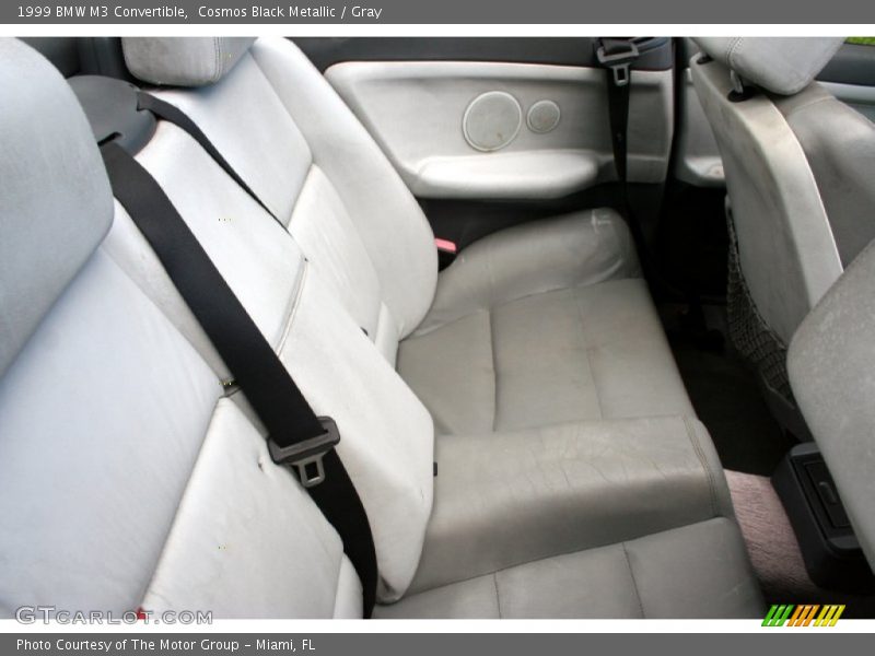 Cosmos Black Metallic / Gray 1999 BMW M3 Convertible
