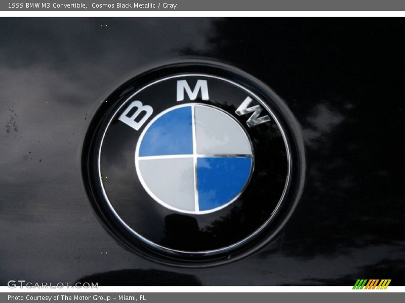 Cosmos Black Metallic / Gray 1999 BMW M3 Convertible