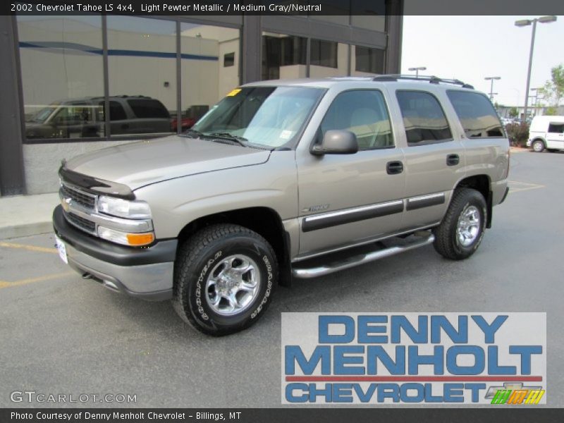 Light Pewter Metallic / Medium Gray/Neutral 2002 Chevrolet Tahoe LS 4x4