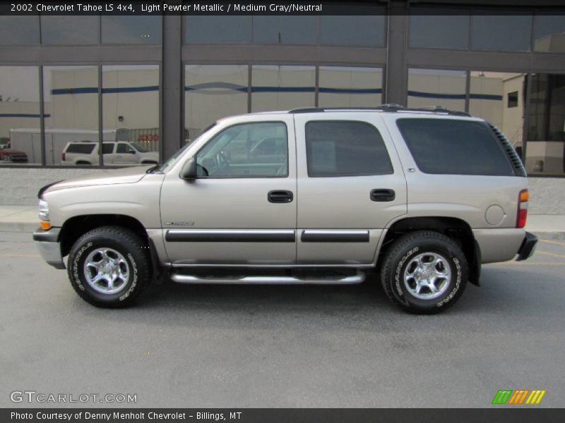 Light Pewter Metallic / Medium Gray/Neutral 2002 Chevrolet Tahoe LS 4x4