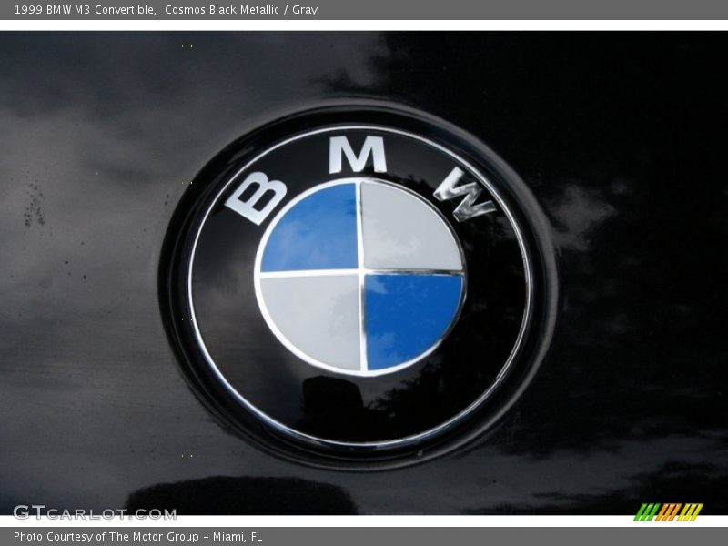 Cosmos Black Metallic / Gray 1999 BMW M3 Convertible
