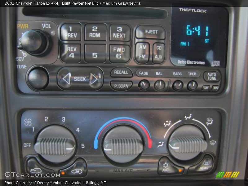 Light Pewter Metallic / Medium Gray/Neutral 2002 Chevrolet Tahoe LS 4x4