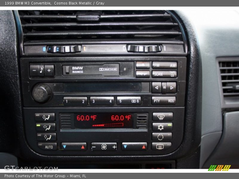 Controls of 1999 M3 Convertible