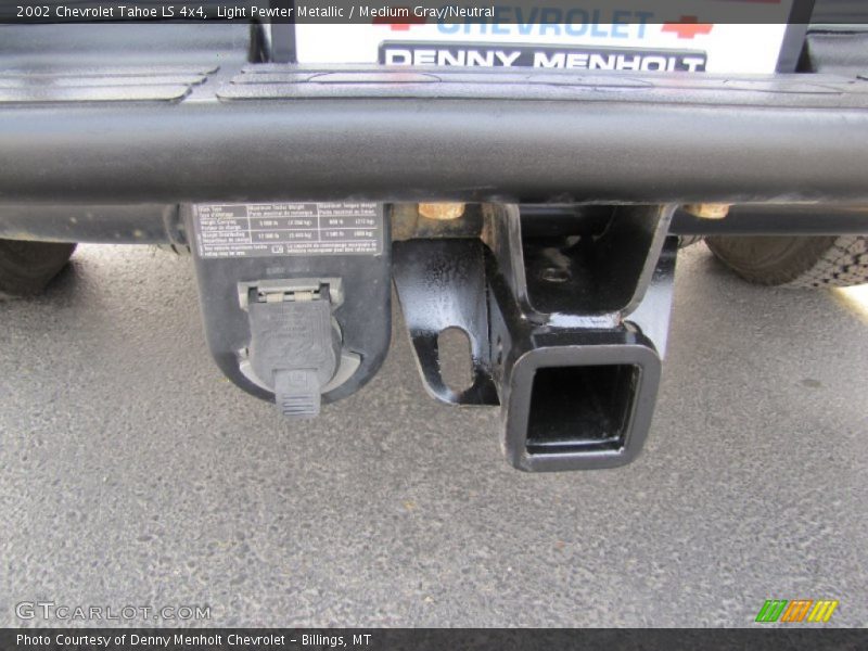 Light Pewter Metallic / Medium Gray/Neutral 2002 Chevrolet Tahoe LS 4x4