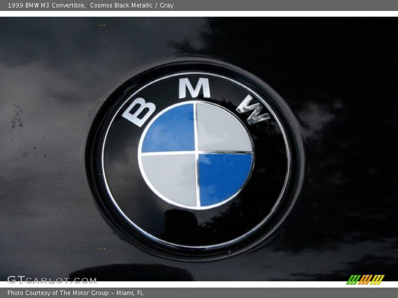 Cosmos Black Metallic / Gray 1999 BMW M3 Convertible