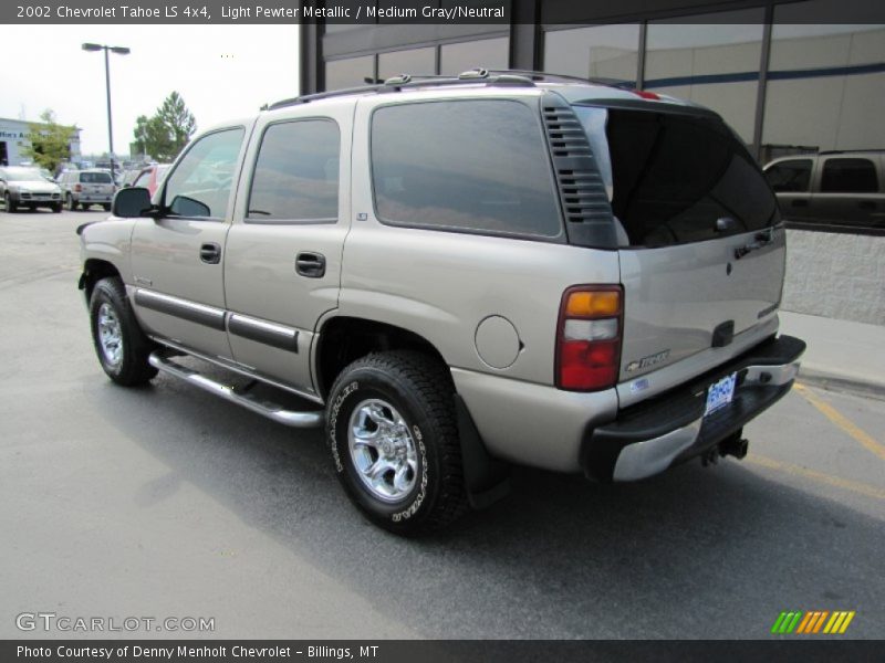 Light Pewter Metallic / Medium Gray/Neutral 2002 Chevrolet Tahoe LS 4x4