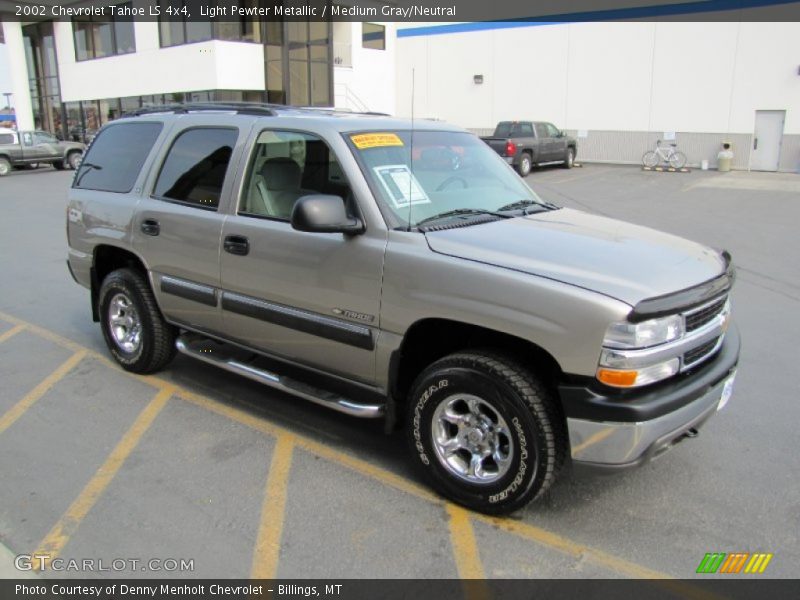 Light Pewter Metallic / Medium Gray/Neutral 2002 Chevrolet Tahoe LS 4x4