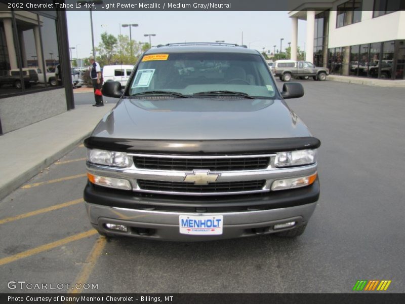 Light Pewter Metallic / Medium Gray/Neutral 2002 Chevrolet Tahoe LS 4x4