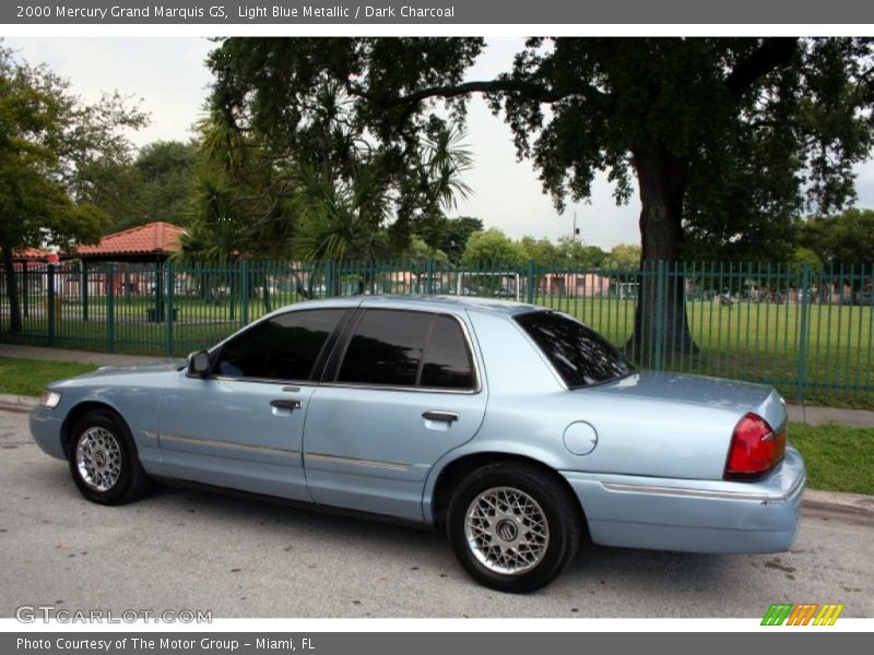 Light Blue Metallic / Dark Charcoal 2000 Mercury Grand Marquis GS