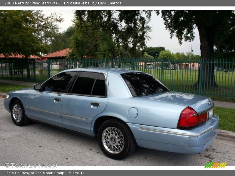 Light Blue Metallic / Dark Charcoal 2000 Mercury Grand Marquis GS