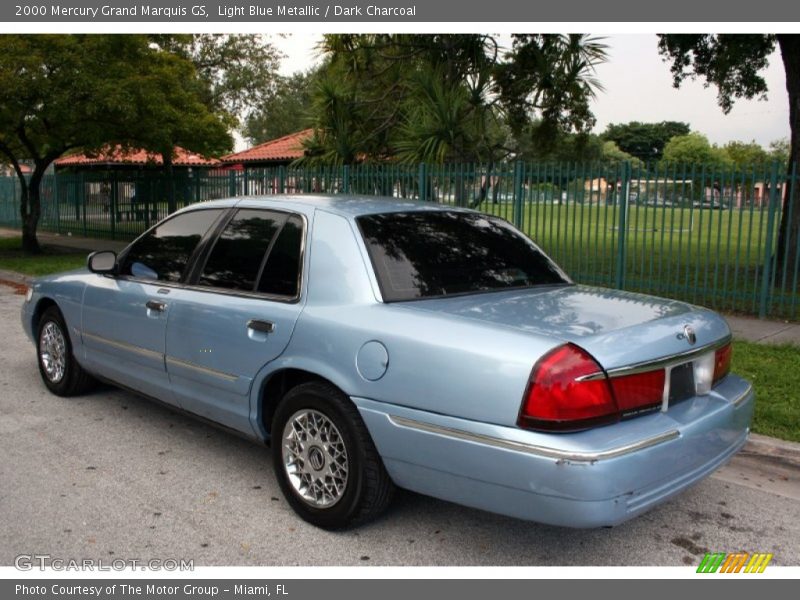Light Blue Metallic / Dark Charcoal 2000 Mercury Grand Marquis GS