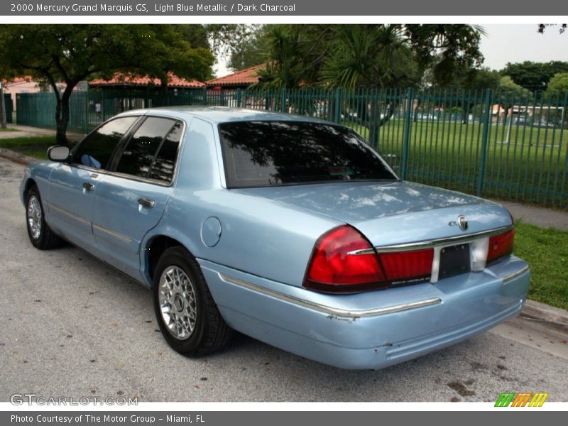 Light Blue Metallic / Dark Charcoal 2000 Mercury Grand Marquis GS