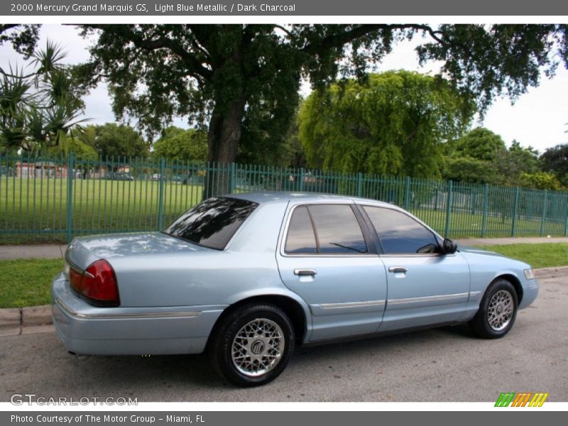 Light Blue Metallic / Dark Charcoal 2000 Mercury Grand Marquis GS