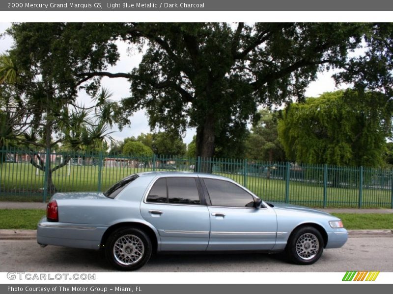 Light Blue Metallic / Dark Charcoal 2000 Mercury Grand Marquis GS