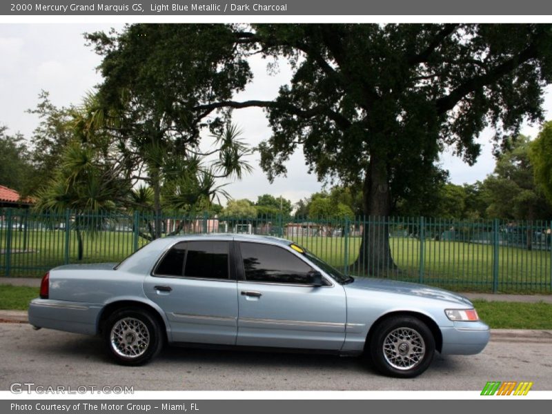 Light Blue Metallic / Dark Charcoal 2000 Mercury Grand Marquis GS