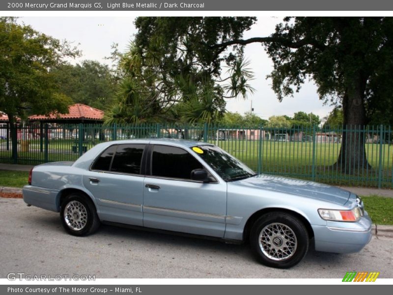 Light Blue Metallic / Dark Charcoal 2000 Mercury Grand Marquis GS