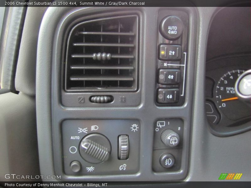Controls of 2006 Suburban LS 1500 4x4