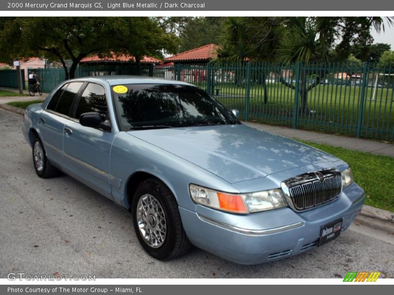 Light Blue Metallic / Dark Charcoal 2000 Mercury Grand Marquis GS